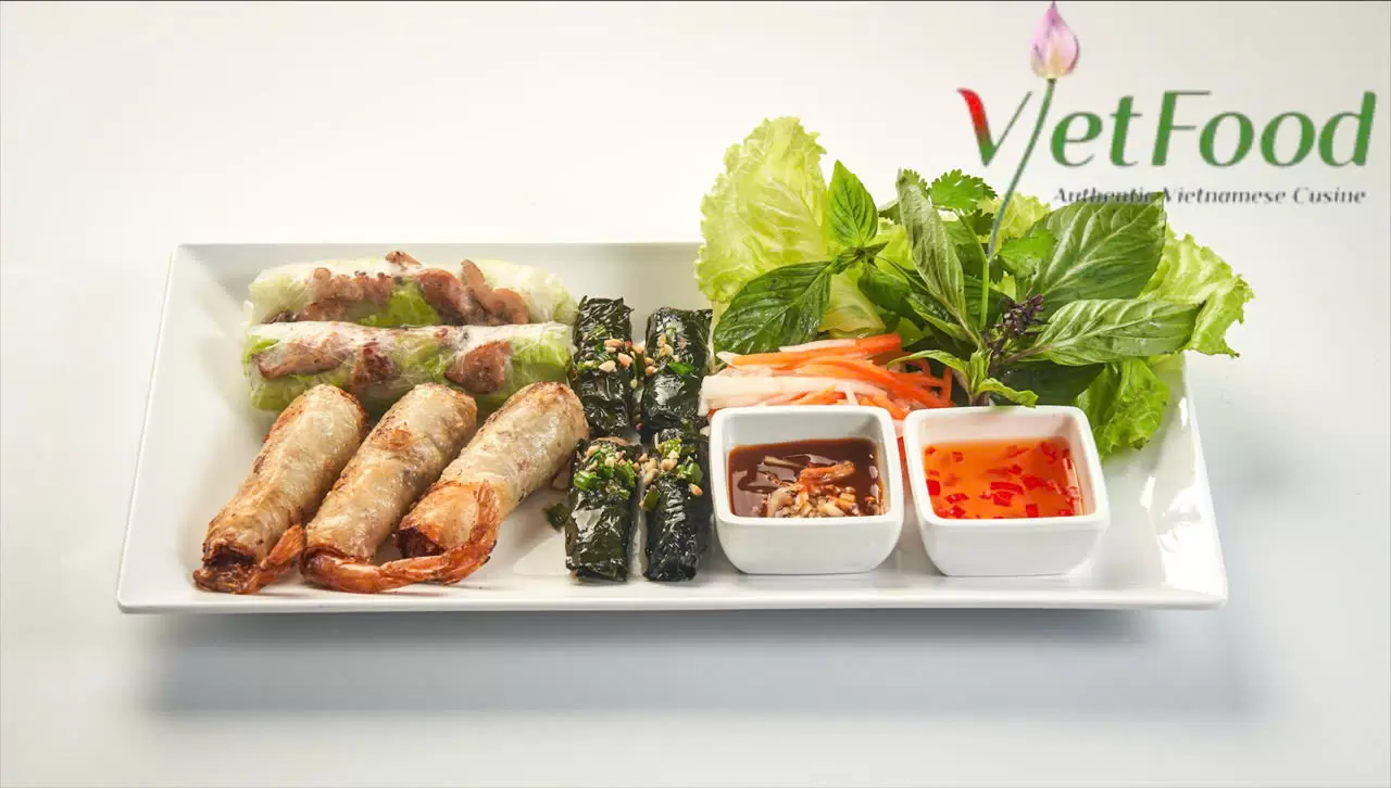 THREE-FLAVOR PLATTER - Dĩa Cuốn 3 Vị