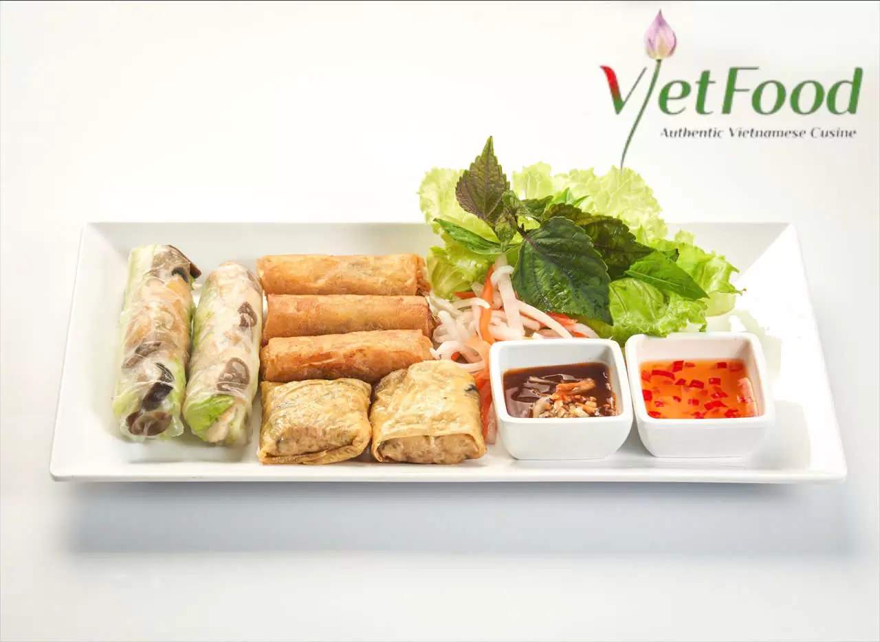 VEGETARIAN PLATTER - Dĩa Cuốn Thanh Đạm
