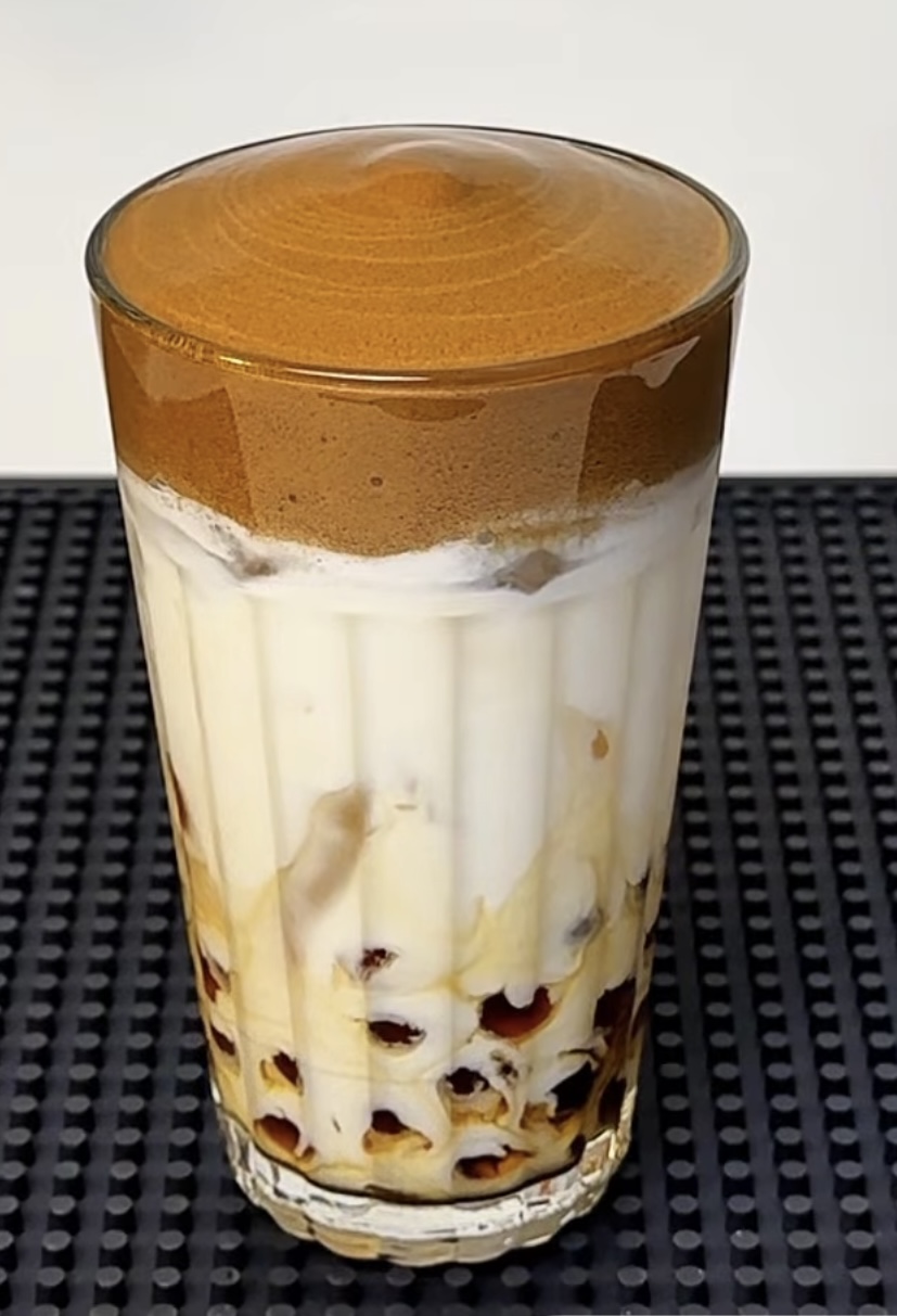 Fresh Milk Coffee with Boba - Cà Phê Sữa Tươi Trân Châu