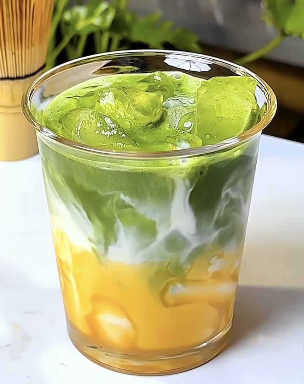 Match Latte Caramel - Matcha Latte Sốt Caramel